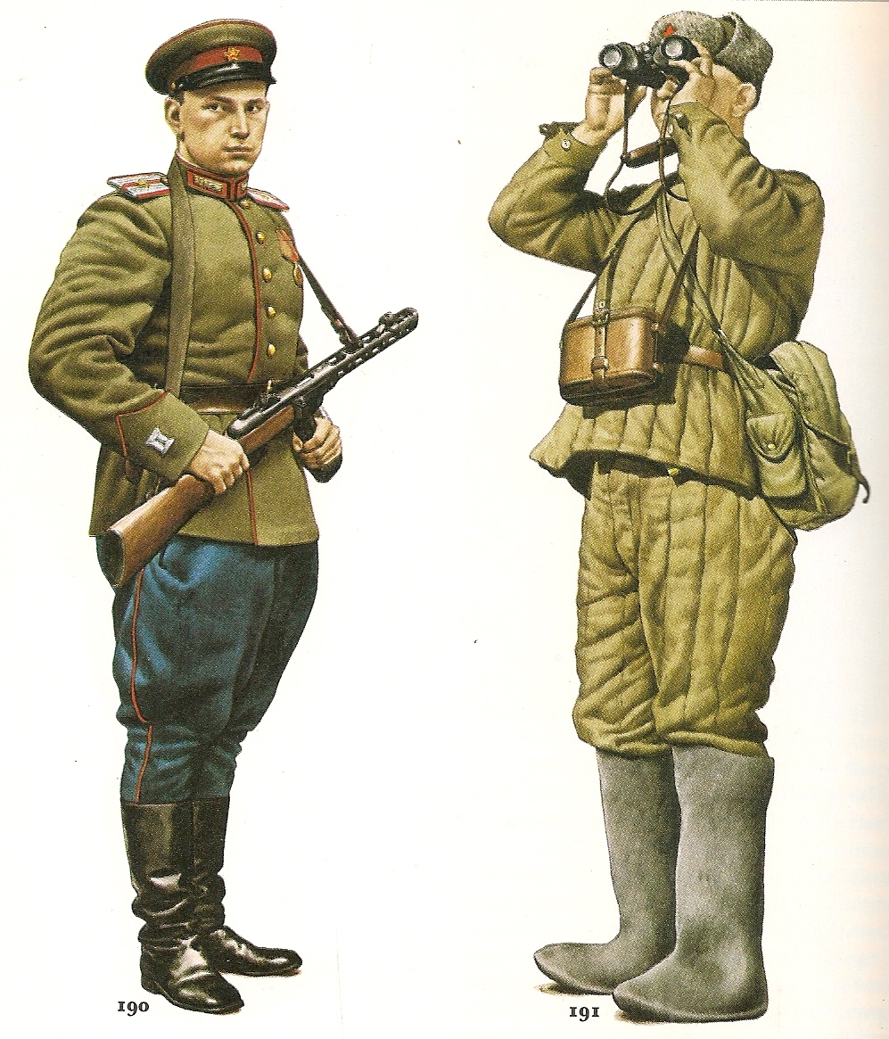 Форма солдат красной армии второй мировой войны